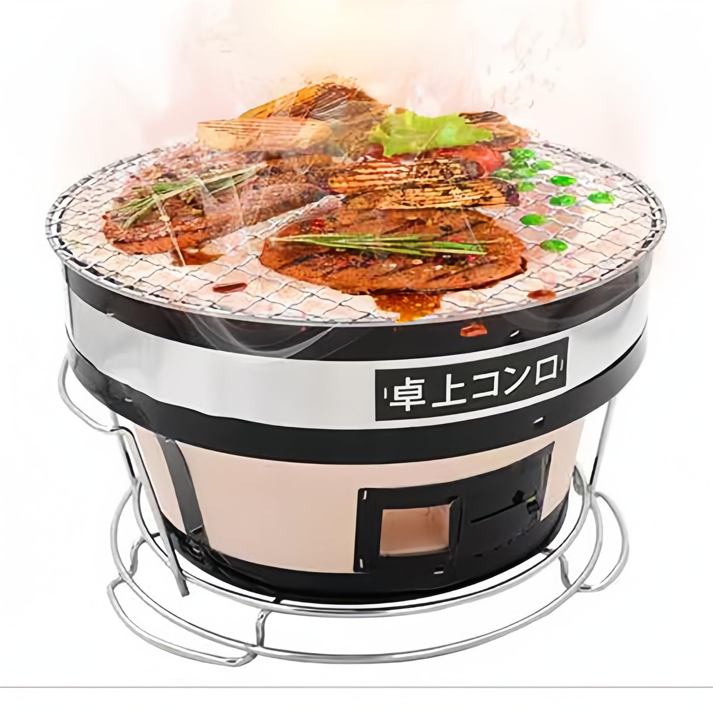 Amazon.co.jp: Amecke 炭火焼きコンロ 室内 焼き網つき 珪藻土丸型七輪 Amazon.co.jp: Amecke 炭火焼きコンロ 室内 焼き網つき 珪藻土丸型七輪